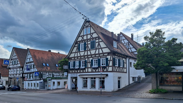 Leinfelden-Echterdingen: Fachwerkhäuser in der Ortsmitte