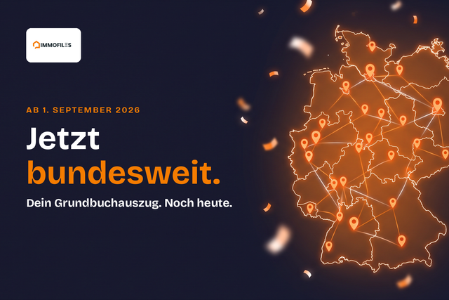 Immofiles jetzt bundesweit – Grundbuchauszug in allen 16 Bundesländern