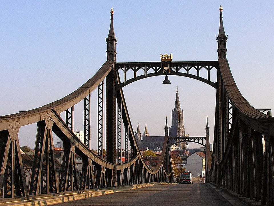 Neutorbrücke mit Blick auf das Ulmer Münster