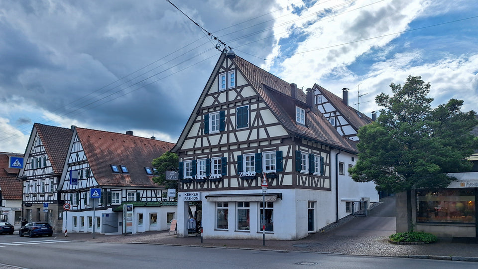 Leinfelden-Echterdingen: Fachwerkhäuser in der Ortsmitte