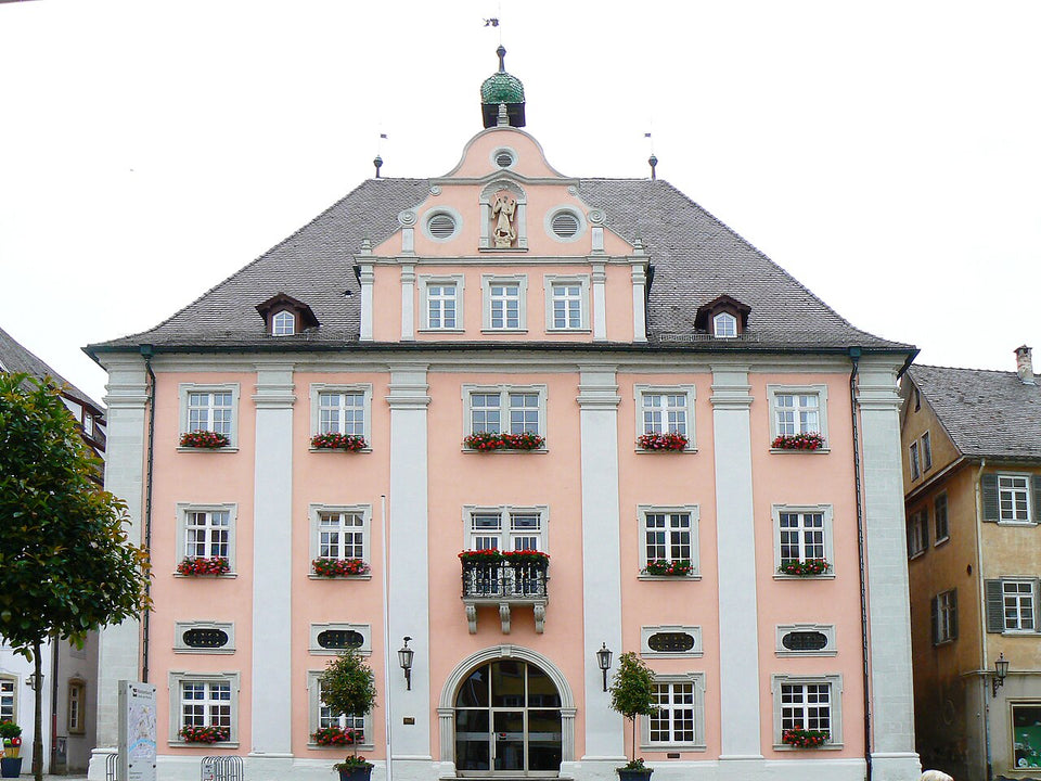 Rottenburg am Neckar: barockes Rathaus am Marktplatz